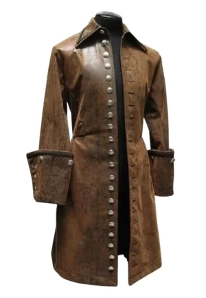 captain leather coat