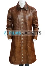 captain steampunk pirate brown coat