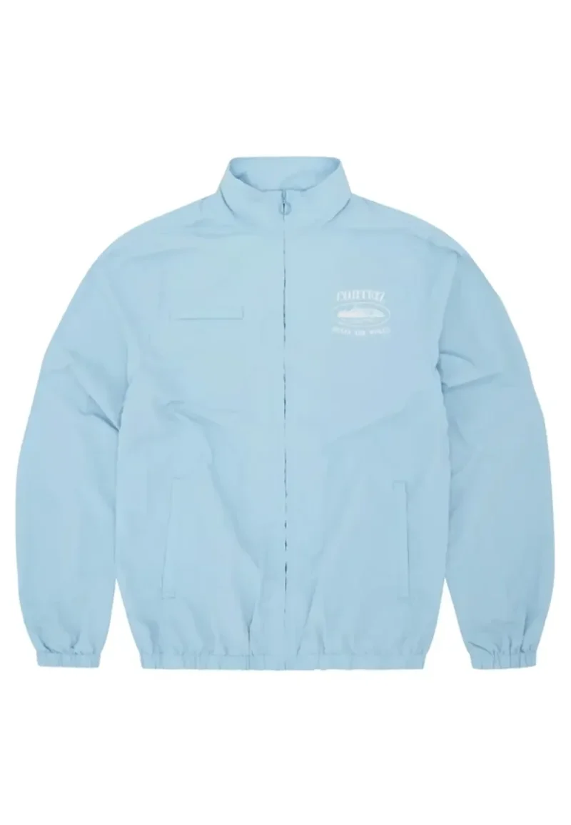 corteiz shukushuku light blue jacket