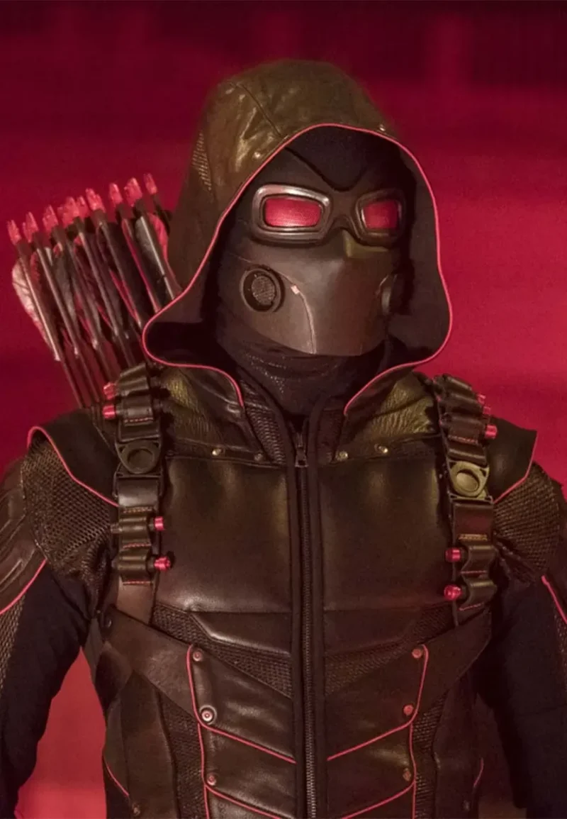 crisis on earth x arrow jacket with hoodie