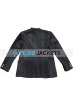 crowley black wool blazer