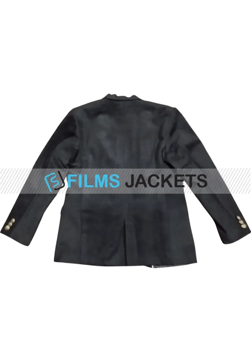 crowley black wool blazer