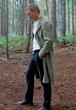daniel craig green duster coat