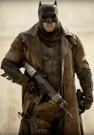 dawn of justice batman trench coat