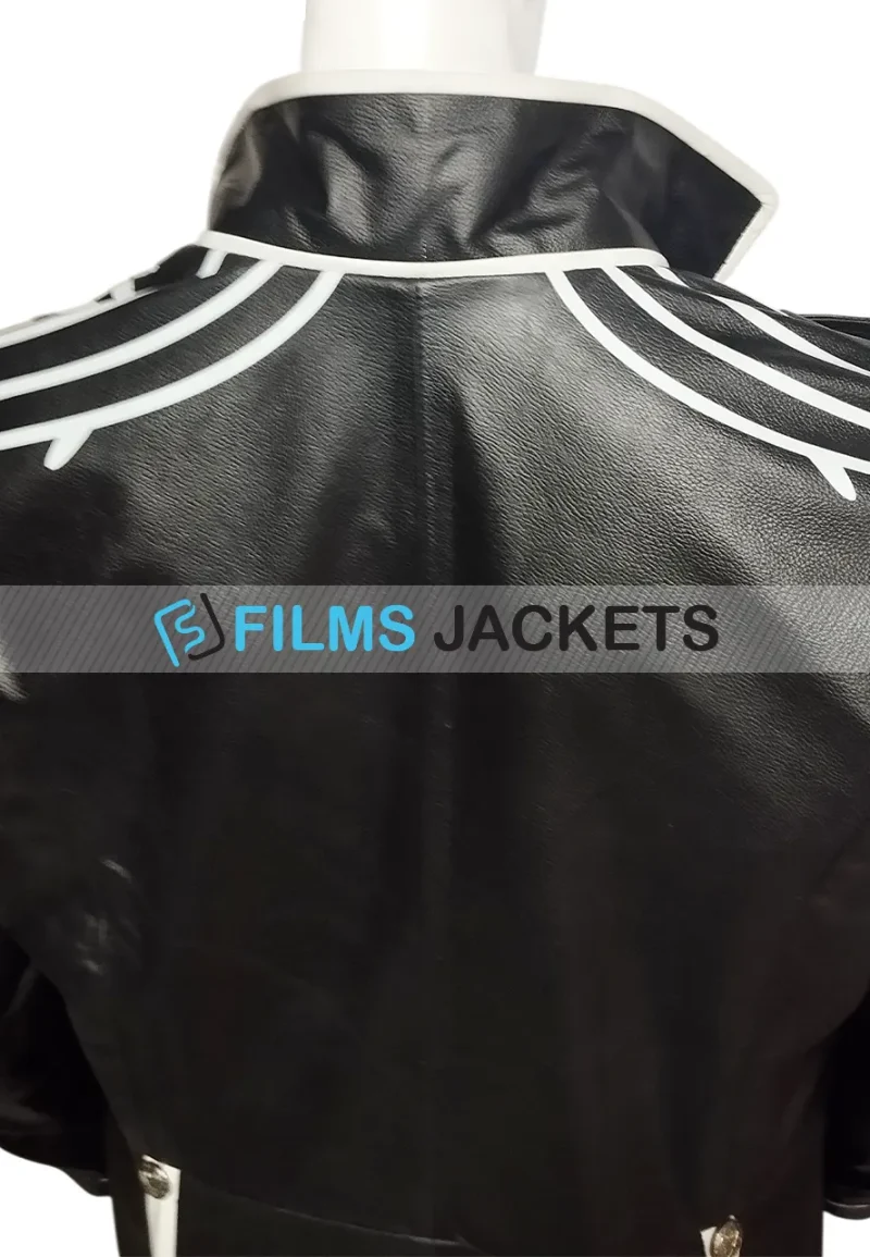 devil may cry 5 black leather coat