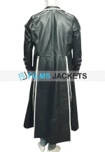 devil may cry 5 long black leather coat