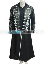 devil may cry 5 vergil black leather coat