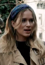 elsbeth 24 elizabeth lail brown coat
