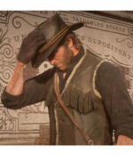 fringed leather vest