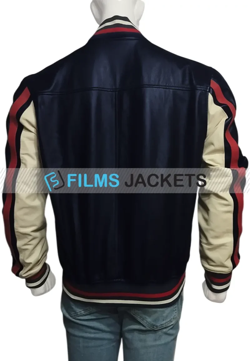 fubu blue varsity jacket