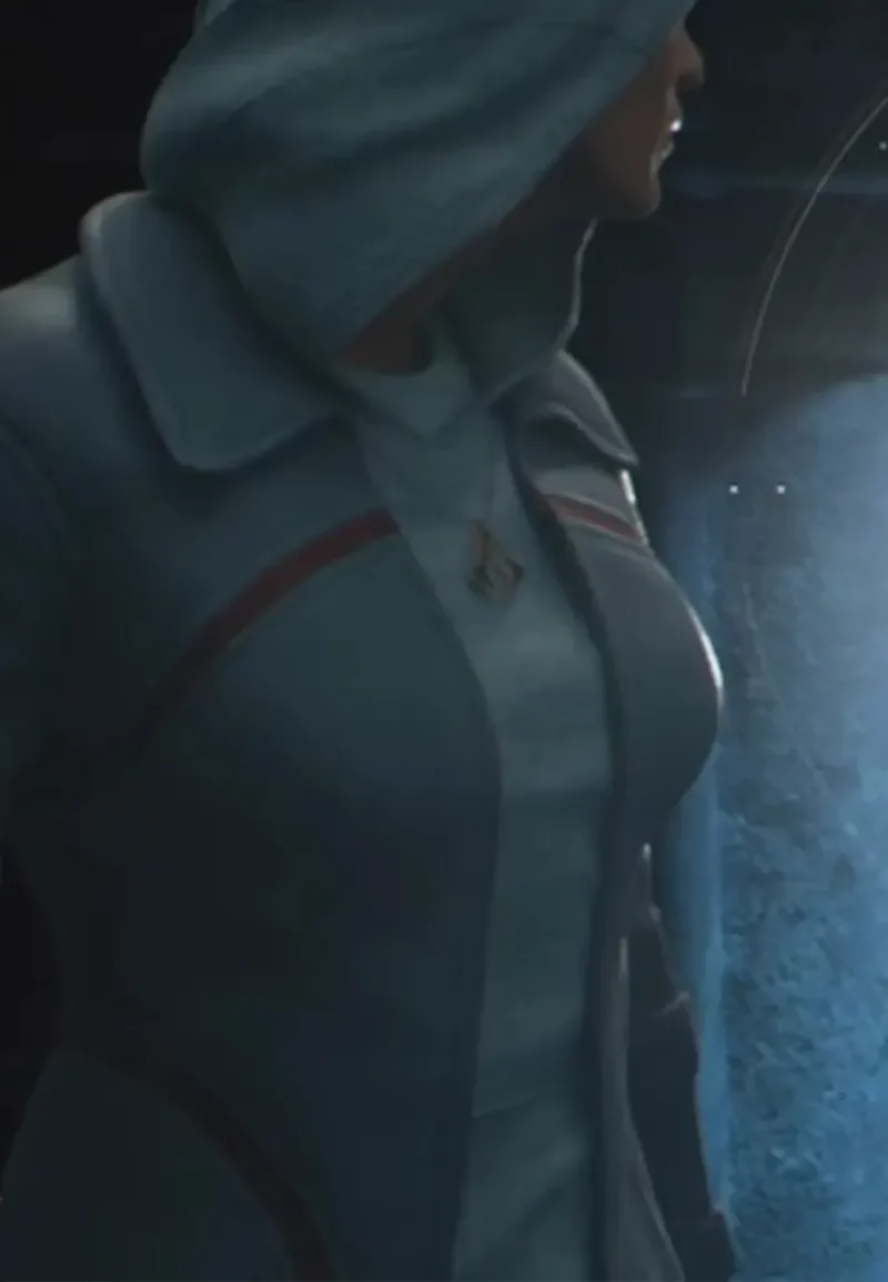 galina voronina grey jacket