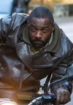 ghost idris elba brown leather coat