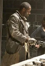 ghost rider idris brown leather coat