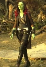 guardians of the galaxy vol 2 gamora leather jacket