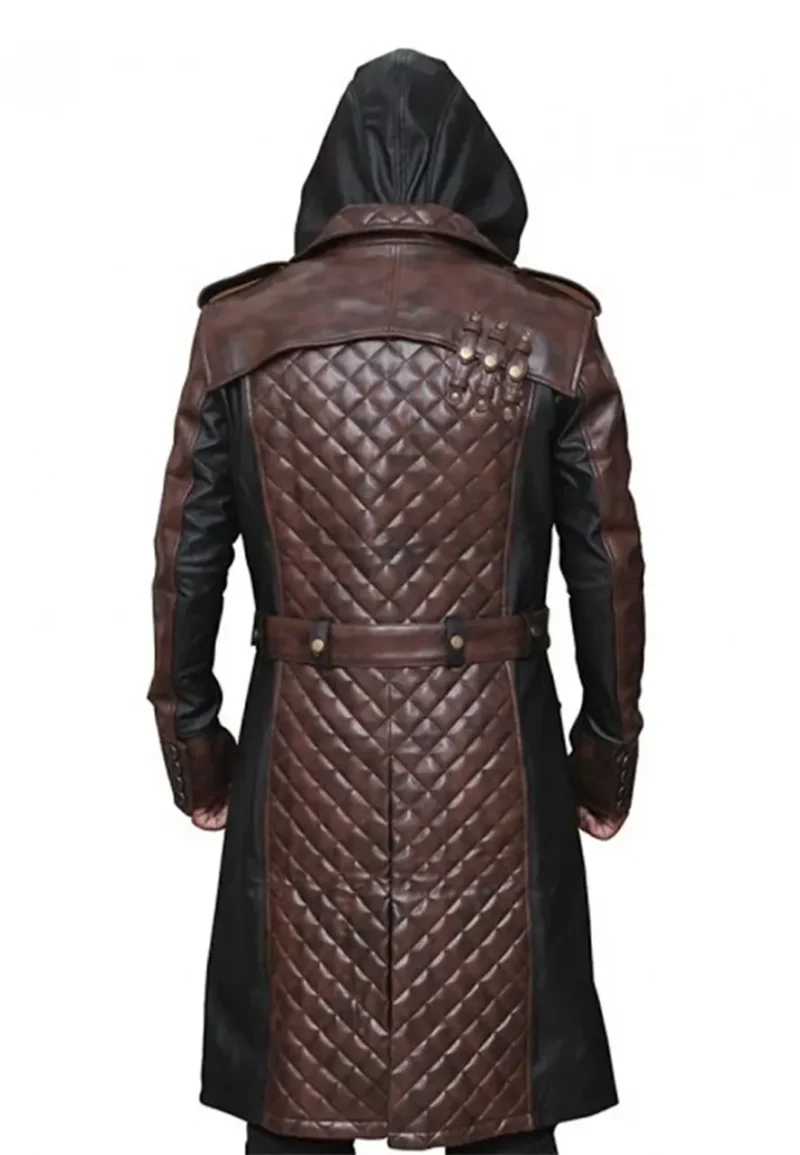 jacob frye trench leather coat