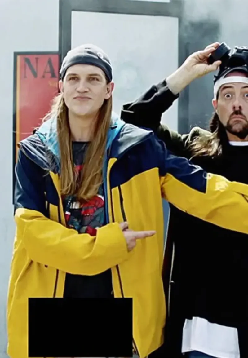 jay and silent bob reboot jason mewes yellow and black jacket