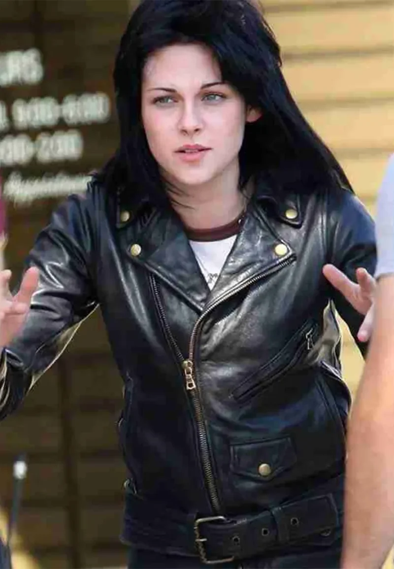 jett black leather jacket