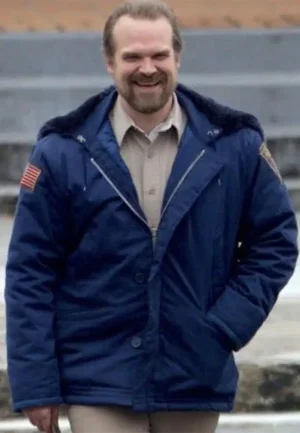 jim hopper blue jacket