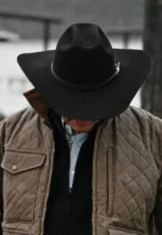 john dutton brown quilted jacket