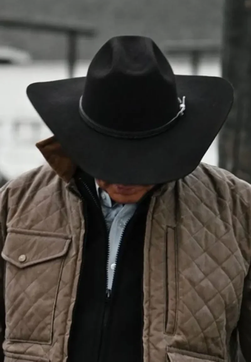 john dutton brown quilted jacket