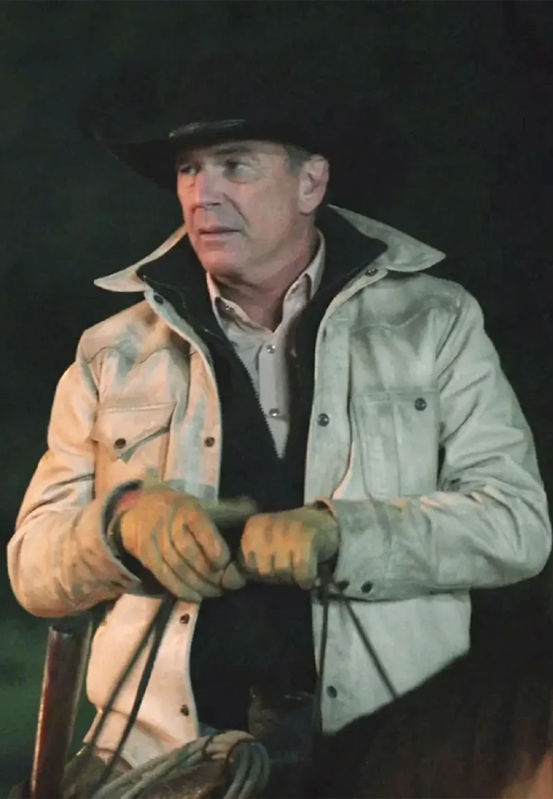 john dutton white cotton jacket