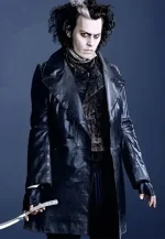 johnny depp sweeney todd leather coat