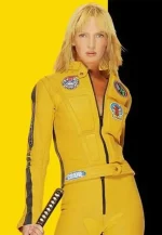 kill bill yellow leather motorcycle jacket