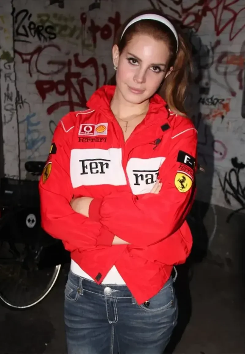 lana del rey ferrari jacket