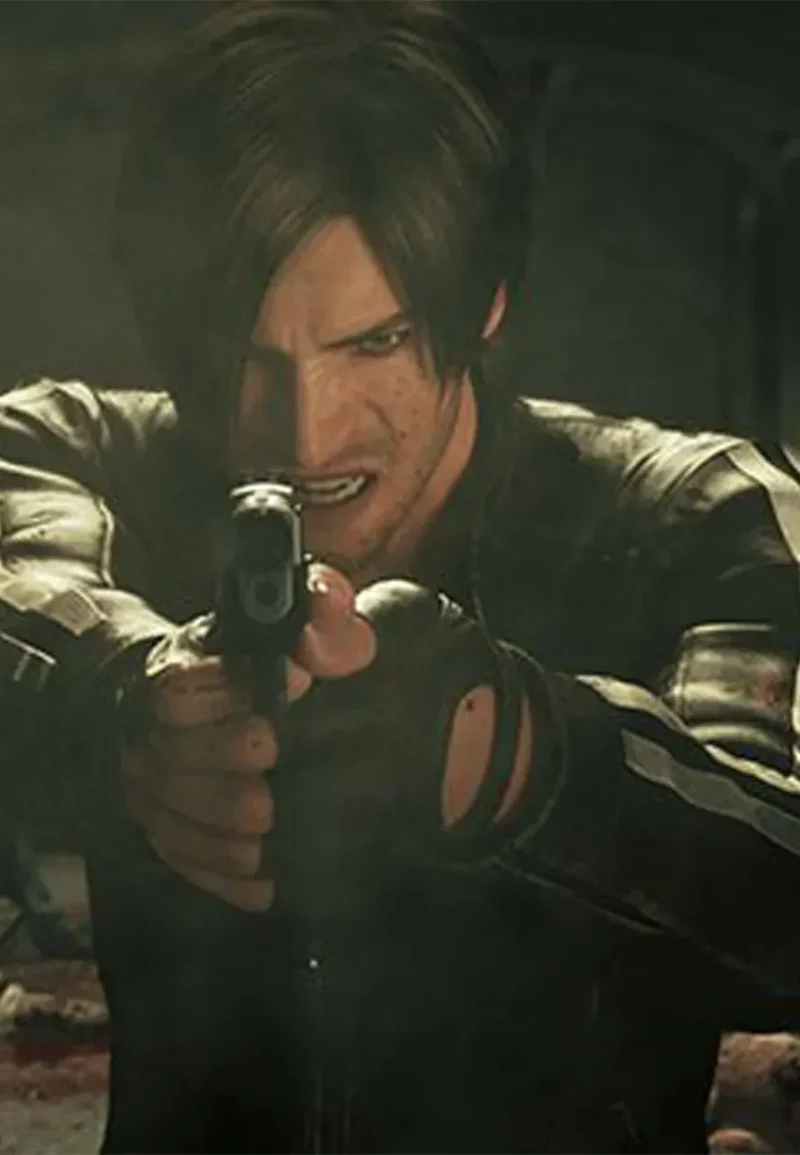 leon kennedy leather jacket