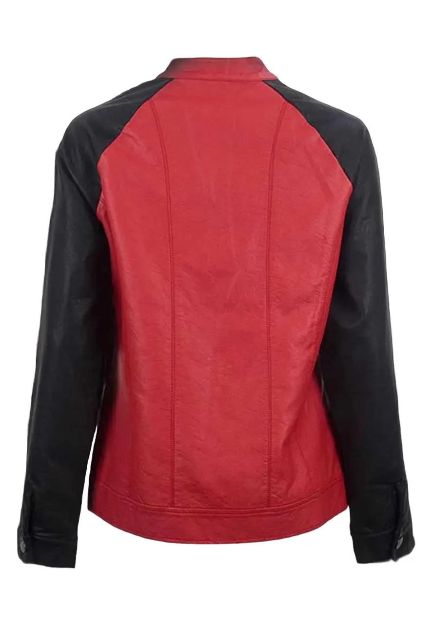 Marvel Spider Woman Biker Leather Jacket marvel spider woman jacket