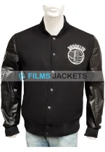 mens brooklyn nets varsity jacket