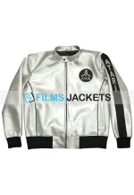 metallic silver atari jacket