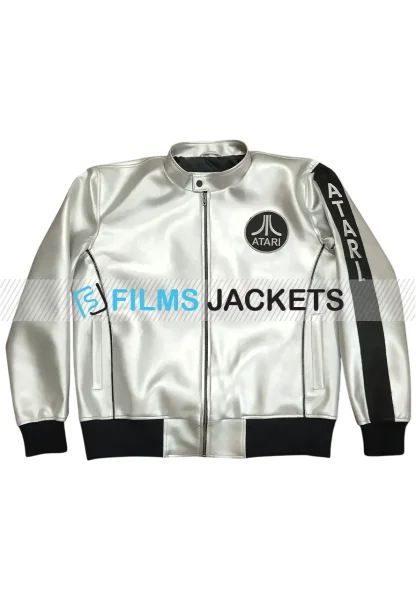 metallic silver atari jacket