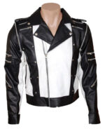 michael jackson black and white jacket
