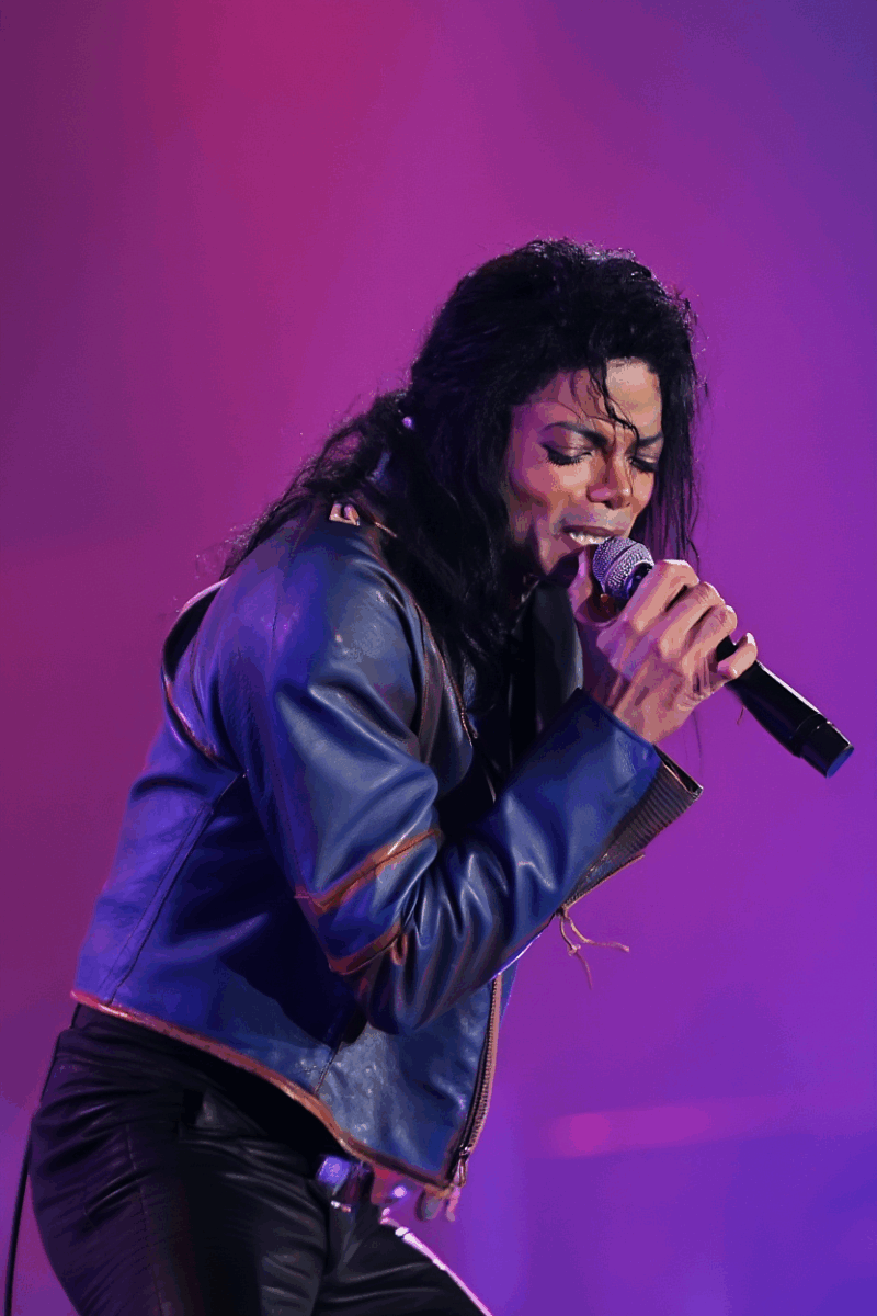 michael jackson purple jacket