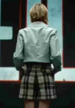 michelle jenner green jacket