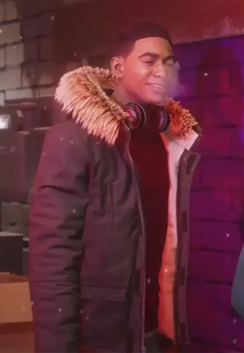 miles morales spider man parka jacket
