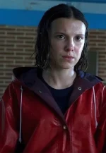 millie bobby brown stranger things rain coat
