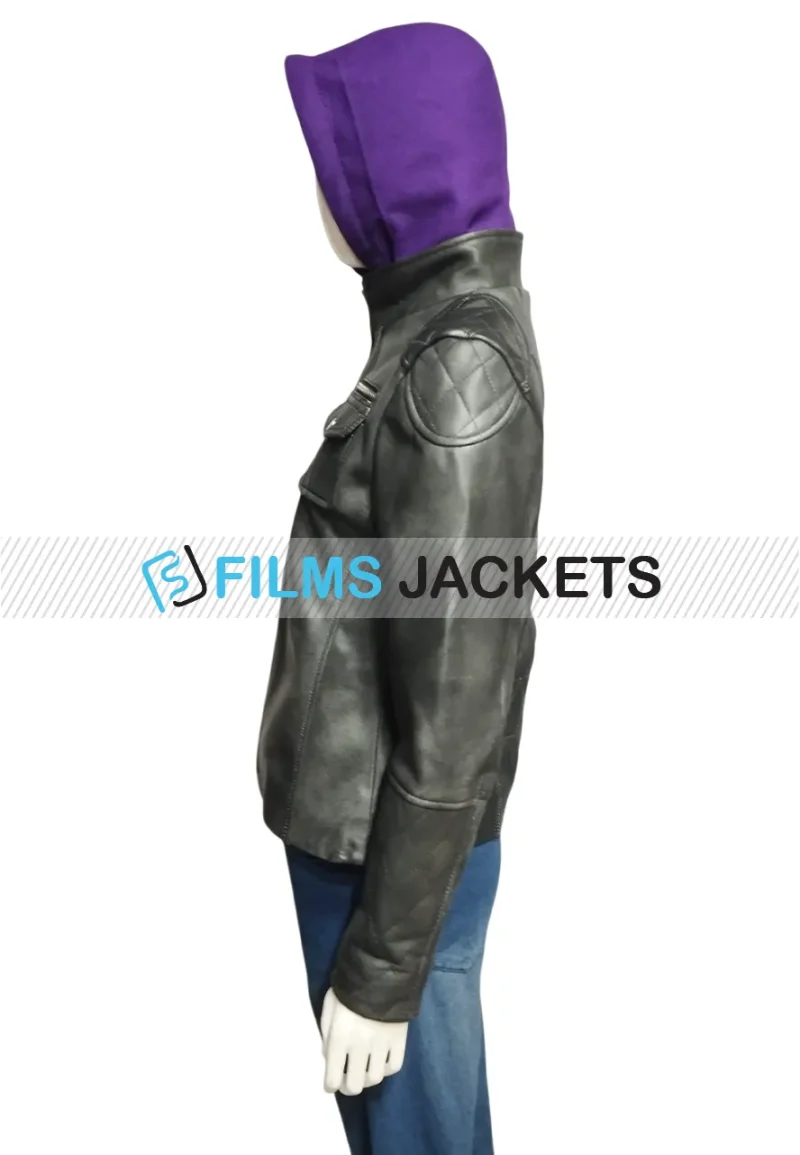 moira burton black leather jacket