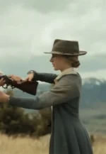 murder at yellowstone city 2022 alice trench coat