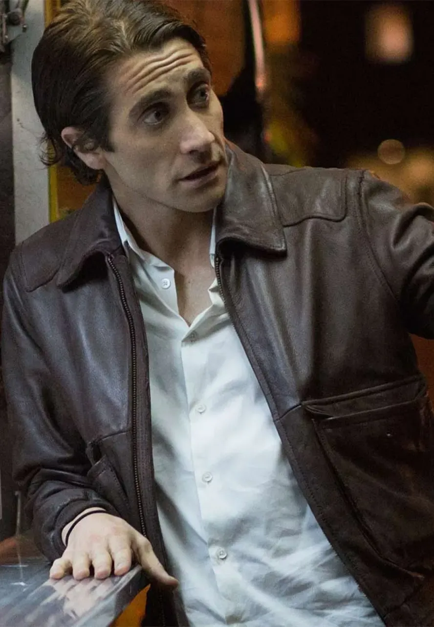 Nightcrawler Jake Gyllenhaal Leather Jacket nightcrawler jake gyllenhaal jacket