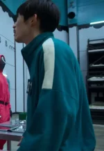 participants green bomber jacket