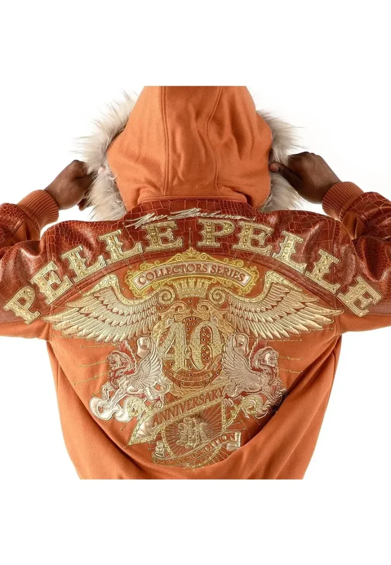 pelle pelle 40th anniversary brown jacket