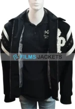pelle pelle detroit black wool jacket