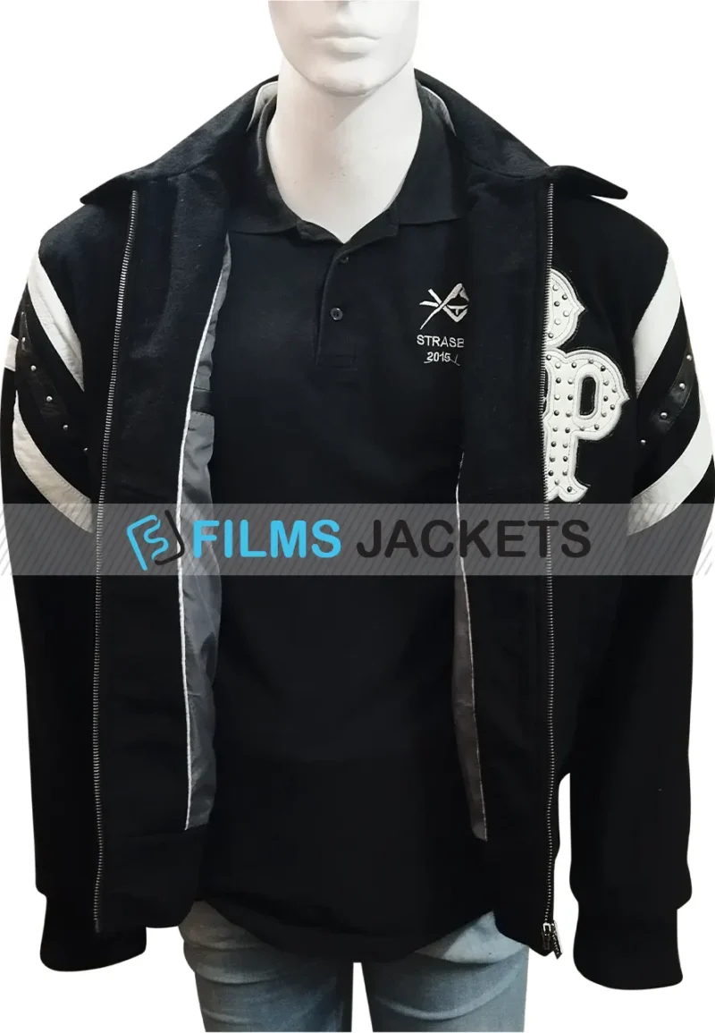 pelle pelle detroit black wool jacket