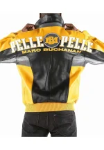 pelle pelle marc buchanan yellow leather jacket