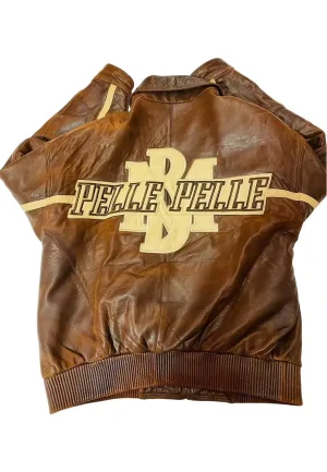 pelle pelle vintage brown marc buchanan leather jacket