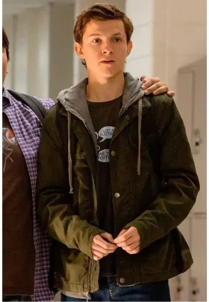 peter parker green jacket