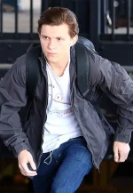 peter parker spiderman homecoming grey hoodie