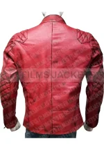 premiere of batman v superman ezra miller leather jacket